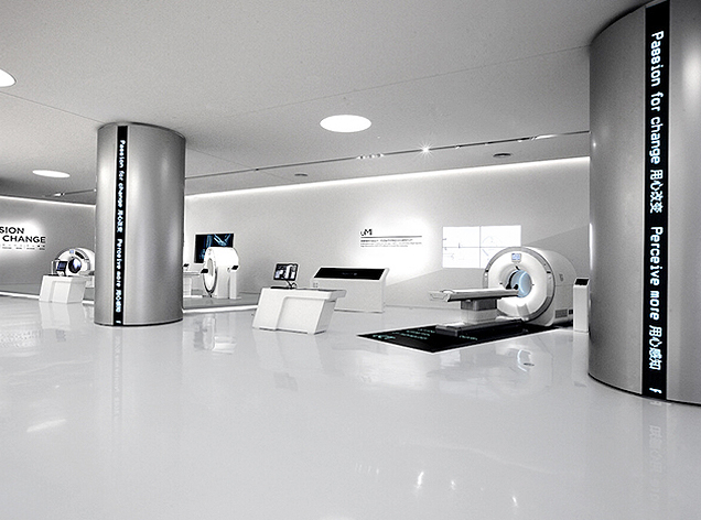 聯(lián)影醫(yī)療展廳設(shè)計(jì)裝修