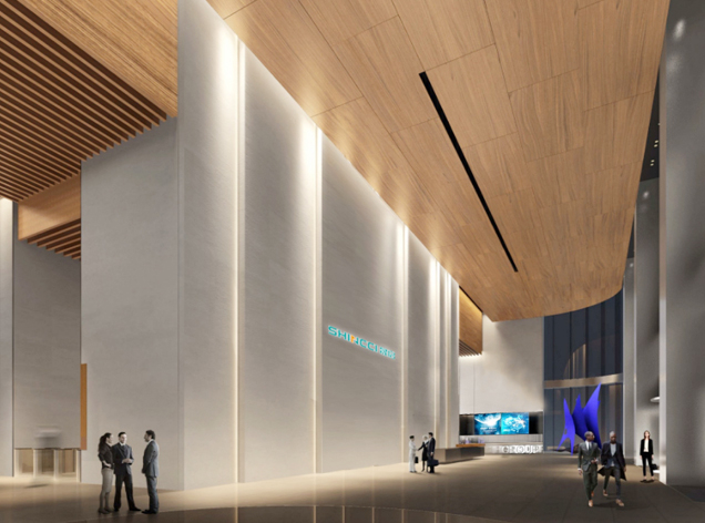 晟啟環(huán)?？偛哭k公大樓設(shè)計(jì)裝修